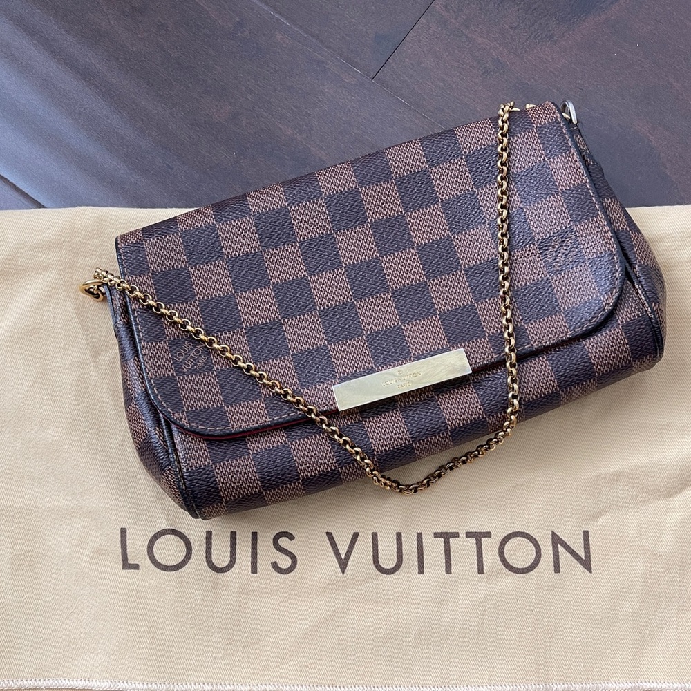 *AUTHENTIC* Louis Vuitton Damier Ebene Favorite PM